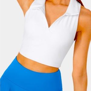 Halara NWT Fitness Top with Collar